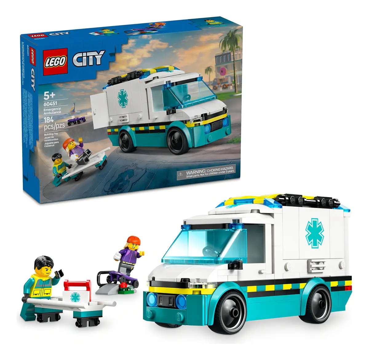 Lego City Ambulância De Emergência - 60451