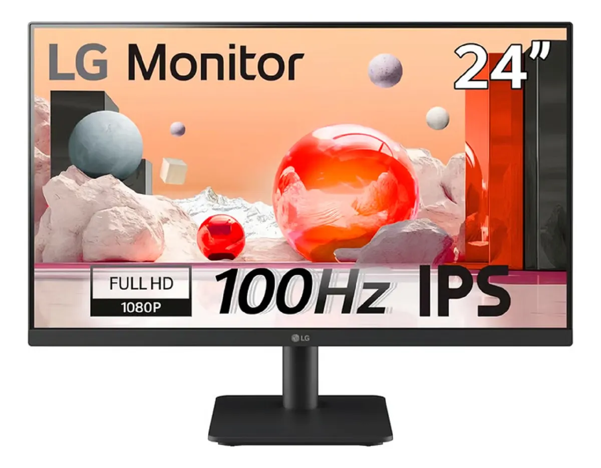 Monitor Gamer LG 24MS500-B 24ms Ips Fullhd 100hz Ajuste de Inclinação Negro - Imagem 4