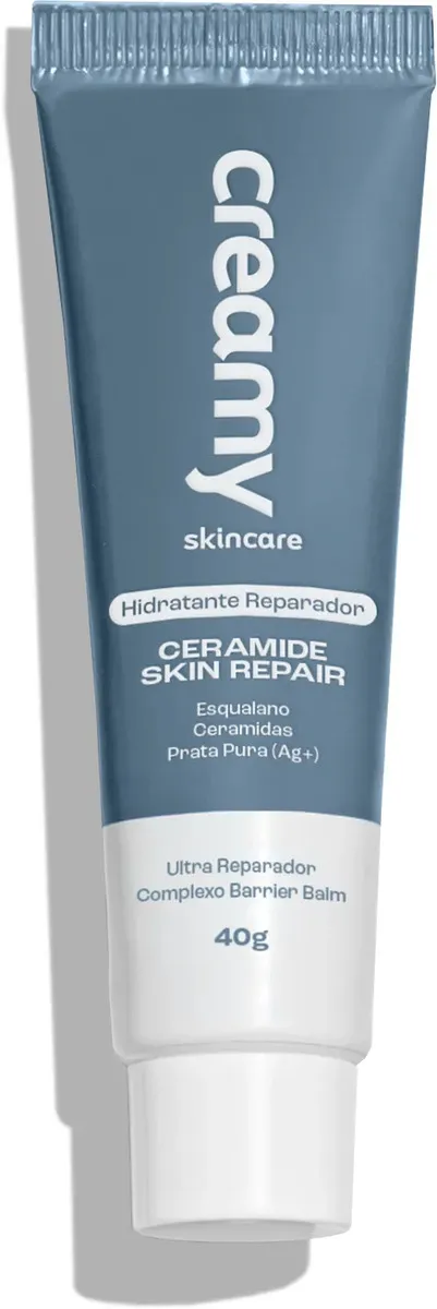 Creamy Skincare Ceramide Skin Repair 40g | Contém Ceramidas, Melhora A Pele Fragilizada, Hidratação Profunda E Intensa, Controla Pele Ressecada | Todos Os Tipos De Pele, Diurno E Noturno