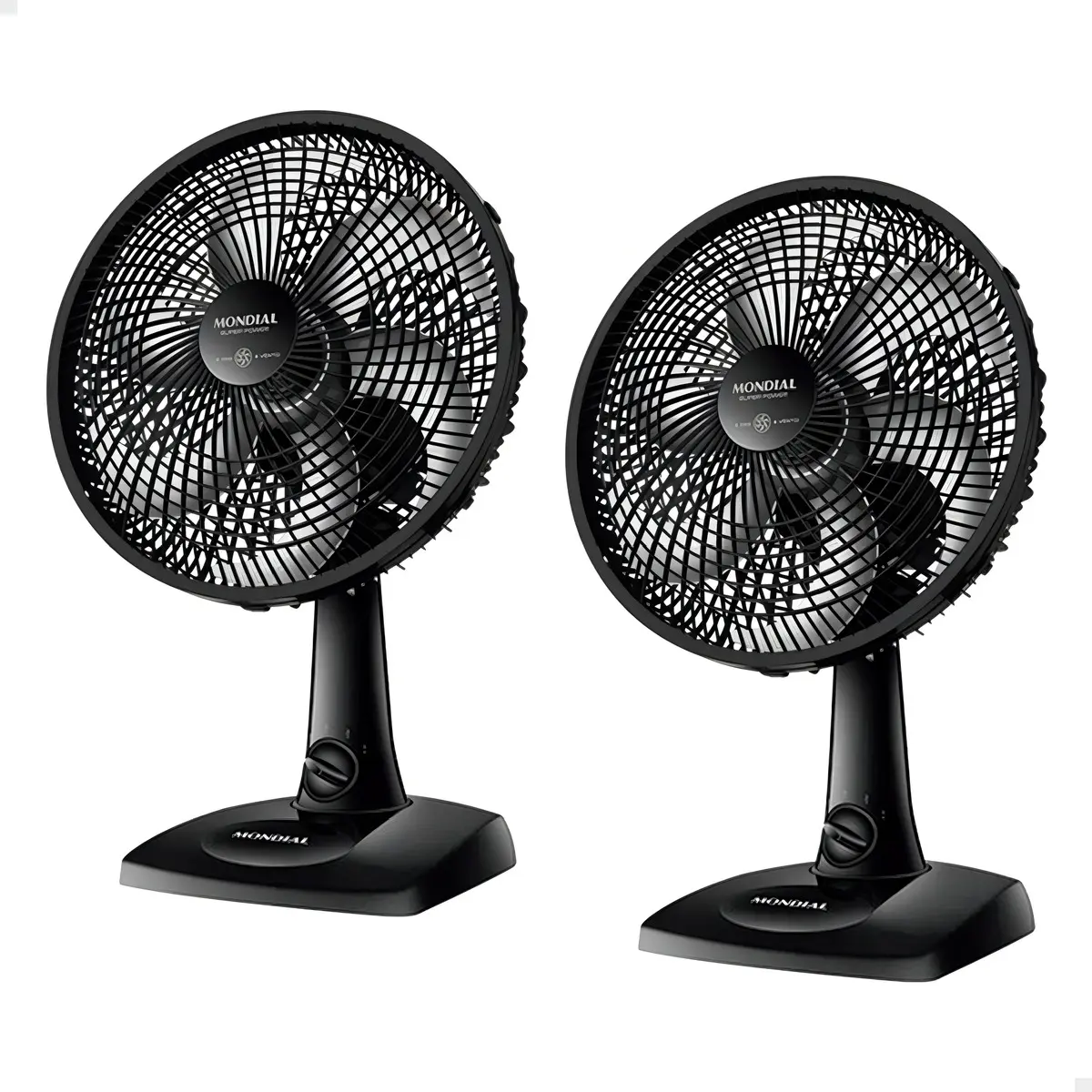 Kit com 2 Ventiladores de Mesa Mondial 30cm Vsp-30-b