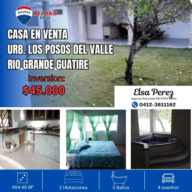 Venta De Casa En Urbanización Los Pozos Del Valle. Sector Rio Grande. Parroquia Guatire.
