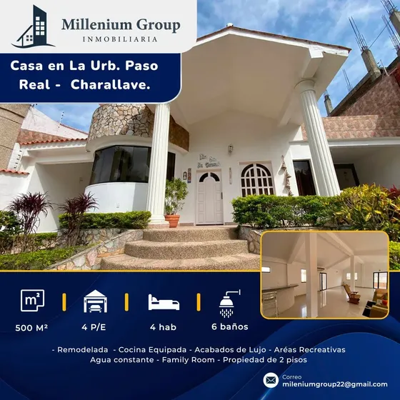 En Venta Urbanización Paso Real