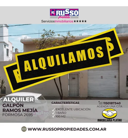 Alquiler Galpón Ramos Mejia