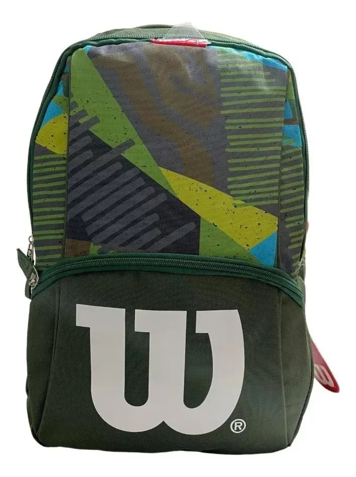 Morral Wilson Figures Unisex Verde Militar Wilson Papeleta x 1 Morral Wilson Figures Unisex Verde Militar Wilson Papeleta x 1