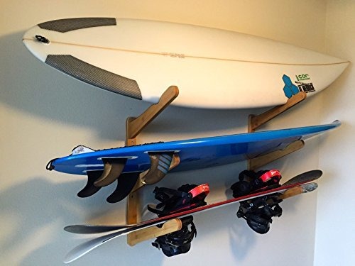 Tabla De Surf Estante De Pared Para 3 Cuadros Por Surf | Alm | Mercado