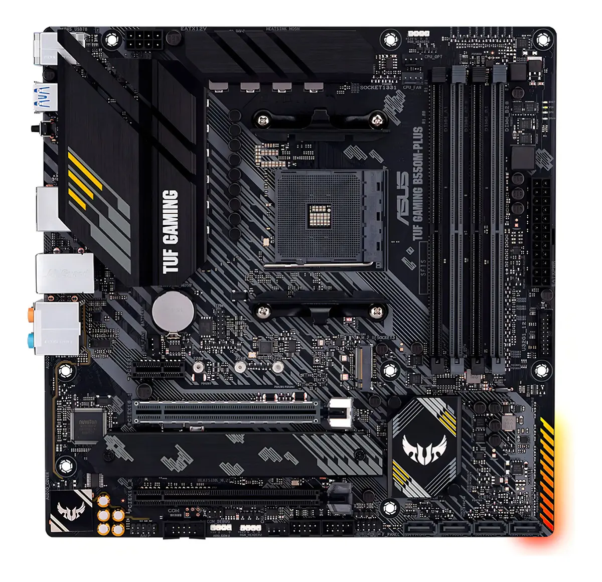Placa Mãe Asus Tuf Gaming B550m-plus Ddr4 AMD Am4 mATX RGB