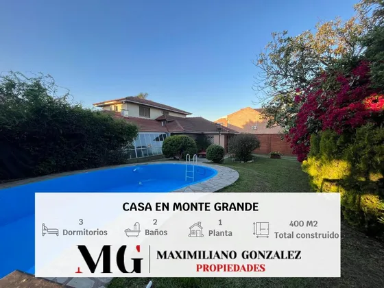 Casa En Venta Y Alquiler, 4 Ambientes - Monte Grande Esteban Echeverria