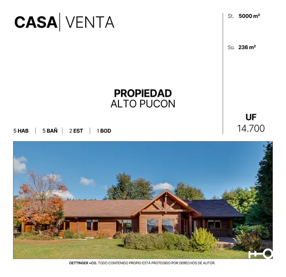 Casa En Venta - Condominio Alto Pucón