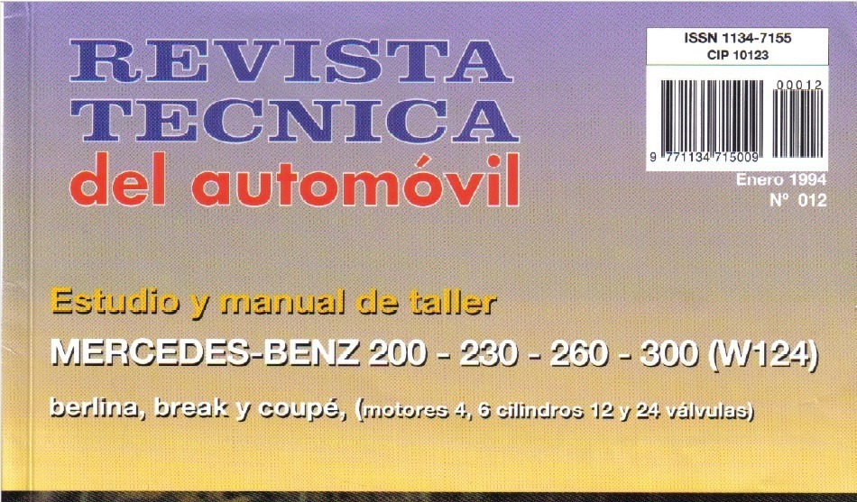 Manual De Reparacion Mercedes Benz W 124 (pdf) Mercado Libre