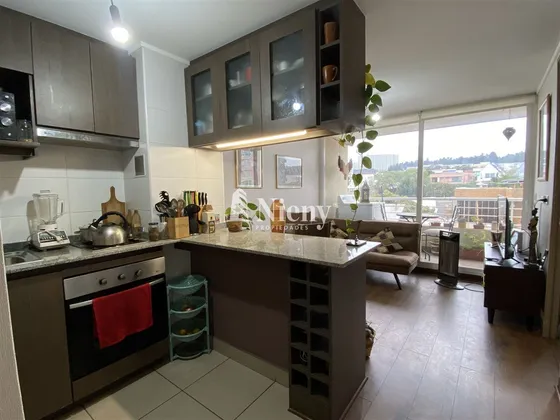Departamento Acogedor En Venta De 1 Dorm. En Concón
