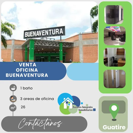 Guatire, Centro Comercial Buenaventura Oficina En Venta
