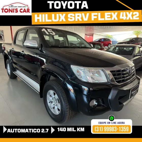 Toyota Hilux 2.7 Srv Cab. Dupla 4x2 Flex Aut. 4p