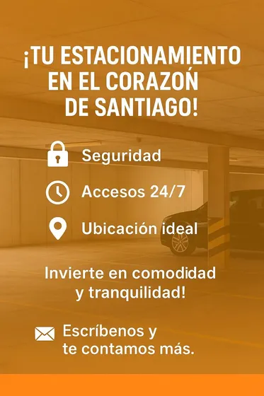 Venta Estacionamiento Pleno Centro Santiago