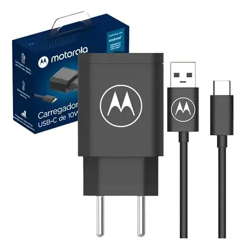 Motorola Original - Carregador 10w P/ Moto G14 G24 G34 G35