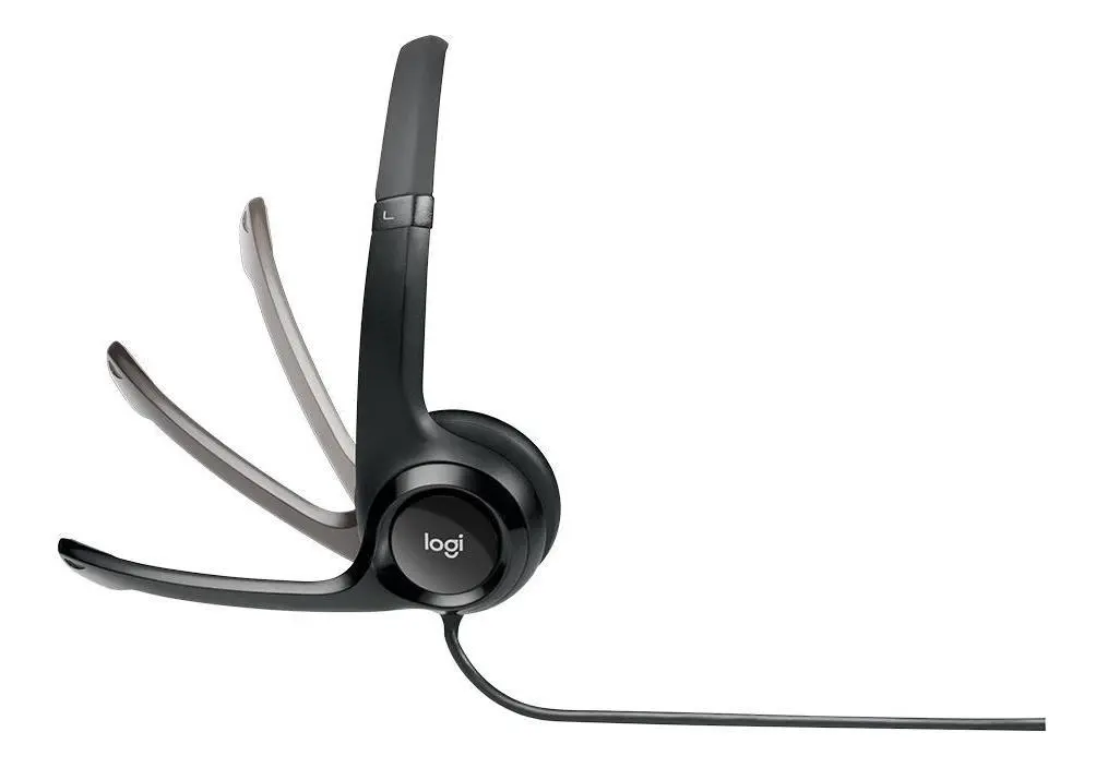 Headset com fio USB Logitech H390