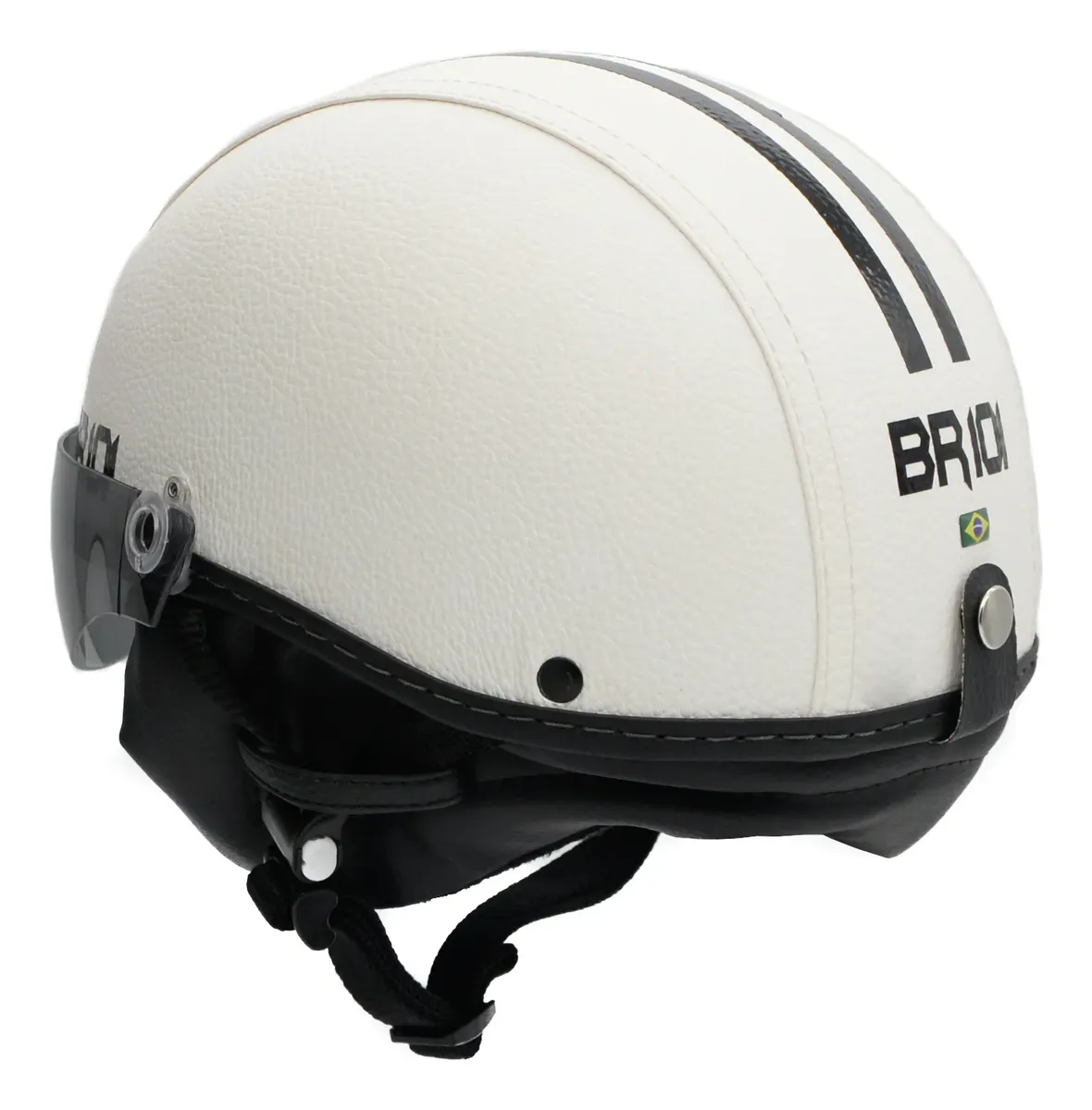 Capacete Coquinho Scooter Bike Moto Elétrica Viseira Cristal — foto 4