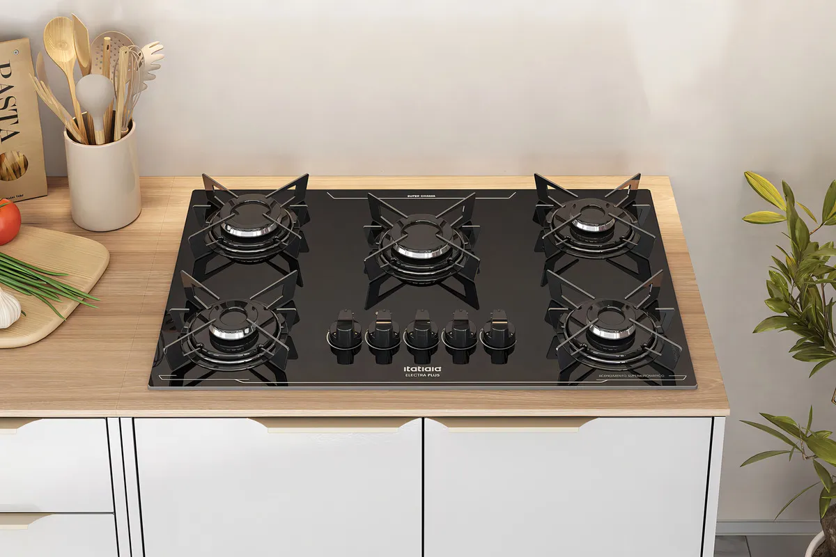 Cooktop Fogão Itatiaia Electra Plus 5 Bocas Cor Preto - Imagem 4