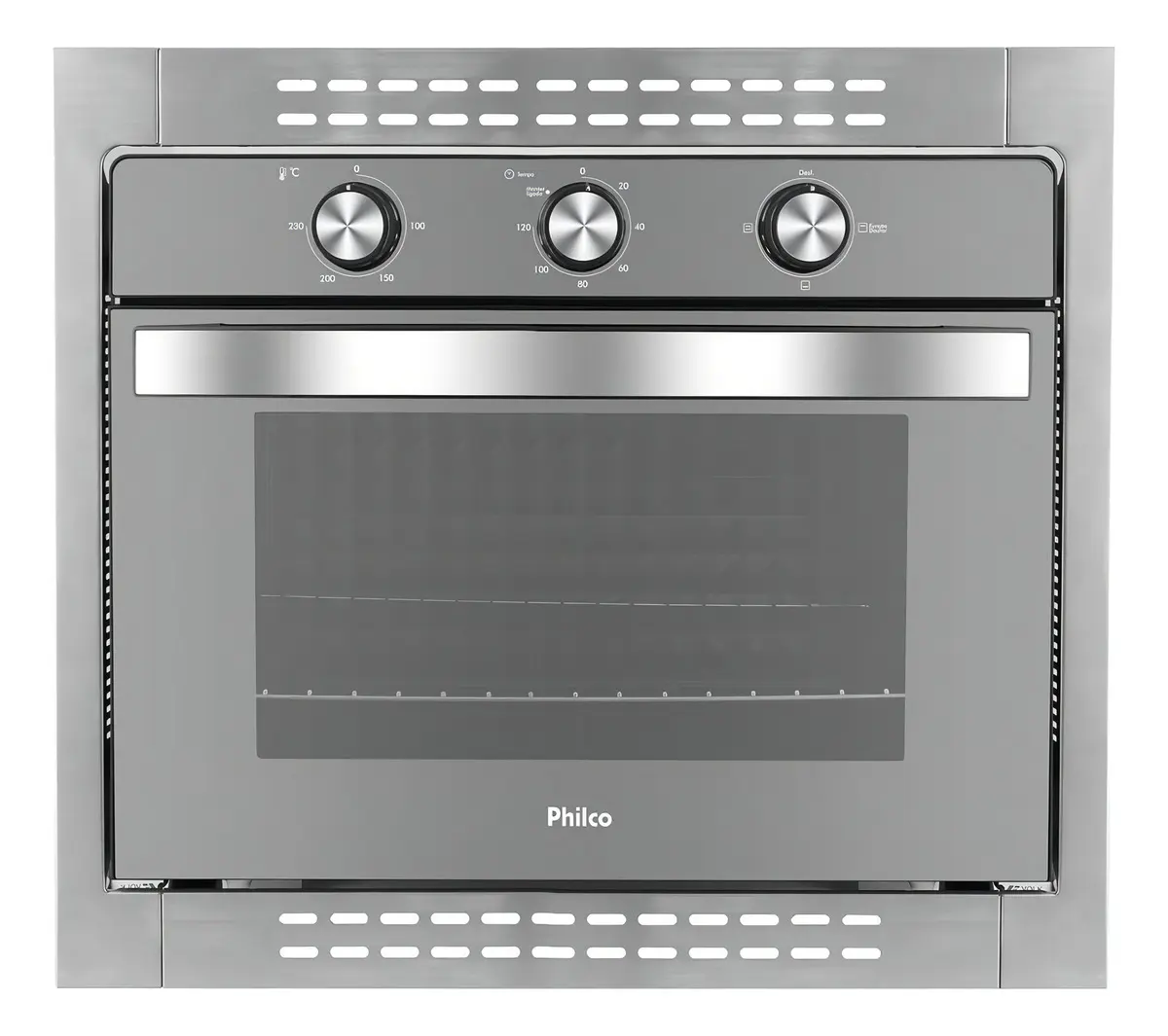 Forno de embutir elétrico Philco 56101041 46L prateado