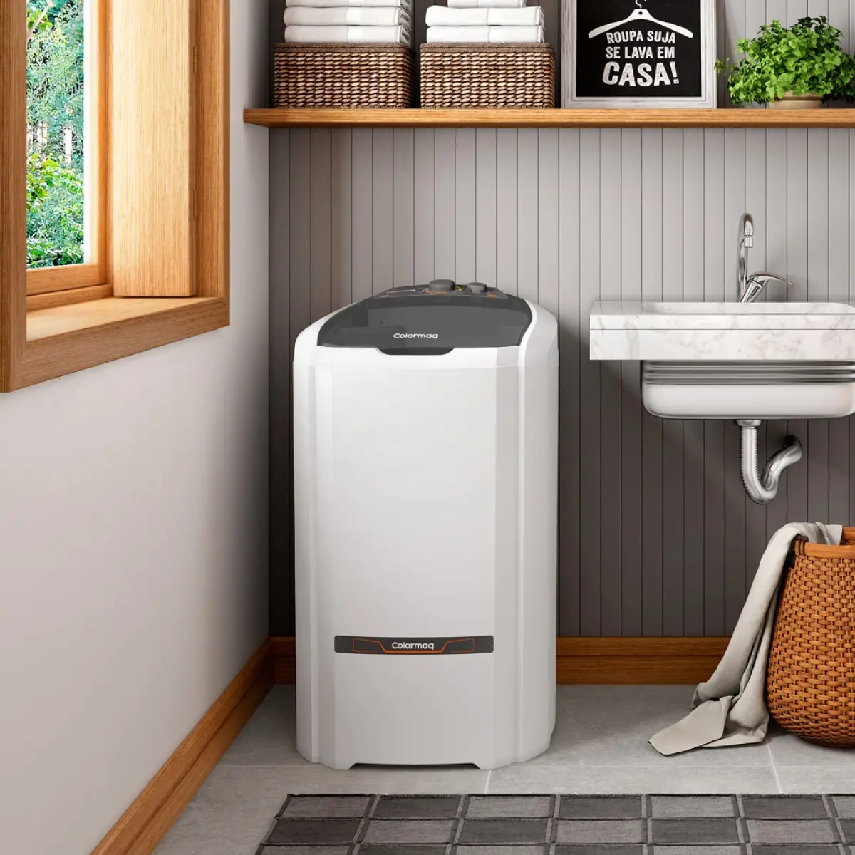 Espelho LED Redondo Touch 3 Cores de Luz Com Desembaçador e D