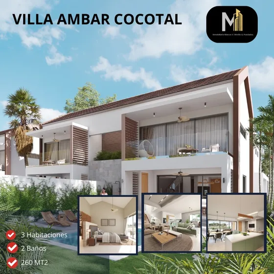 Vendo Villas Mirada Ámbar Cocotal En Punta Cana