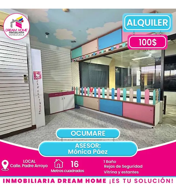 Local En Alquiler Calle. Padre Arroyo - Ocumare Del Tuy