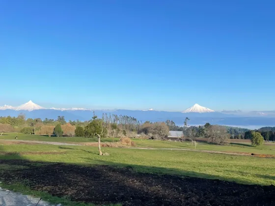 Vista Espectacular A Minutos De Osorno - Camino A Trumao