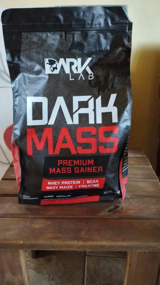 Suplemento em pó Dark Lab Carboidratos Dark Mass 3kg sabor Baunilha x 3kg