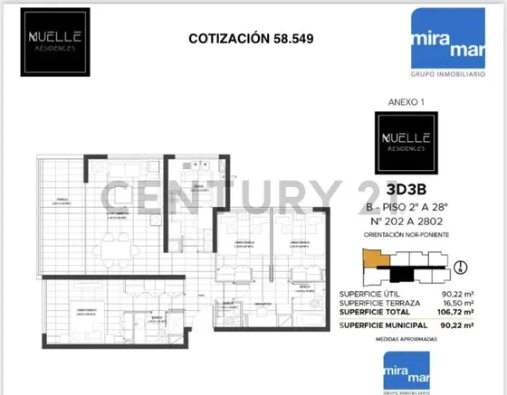 Venta Derechos Departamento Nuevo