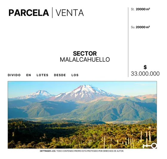 Parcela En Venta - Malalcahuello