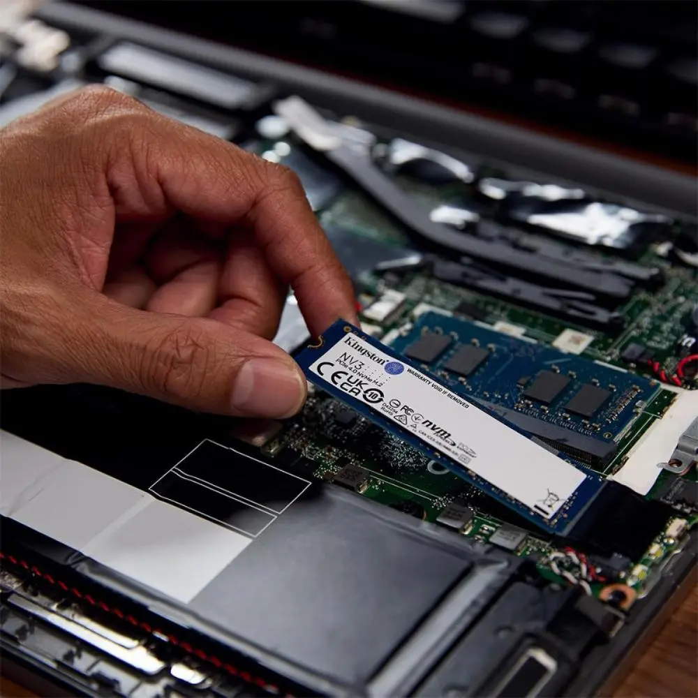 Unidade De Estado Sólido Kingston M.2 Nvme Pcie 4.0 Nv3 De 1 Tb, Azul Escuro