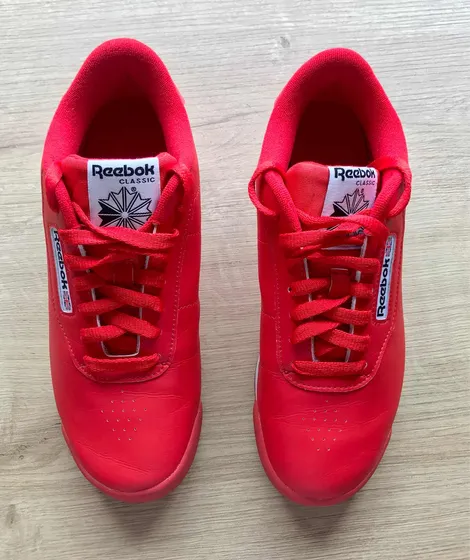 Tenis reebok rojos para mujer sale