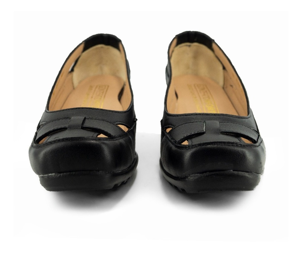 Zapatos De Piel De Borrego Para Dama Zapato De Descanso Para Dama En Piel Borrego Gonzer Confort | Meses sin