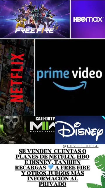 Se Venden  Cuentas O Planes De Netflix, Hbo E Disney