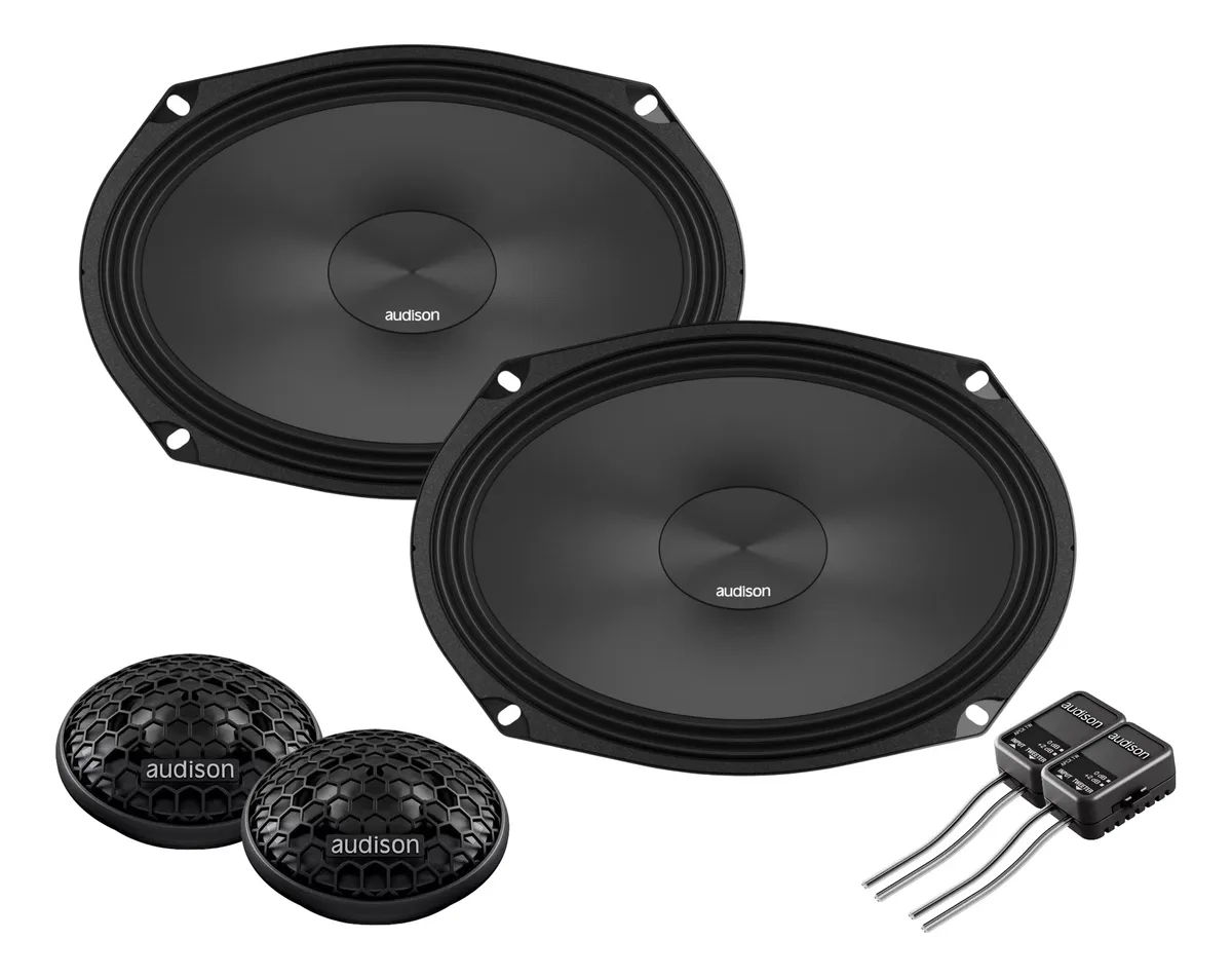 Kit Alto Falantes Audison 2 Vias Apk690 6x9 200wrms Original