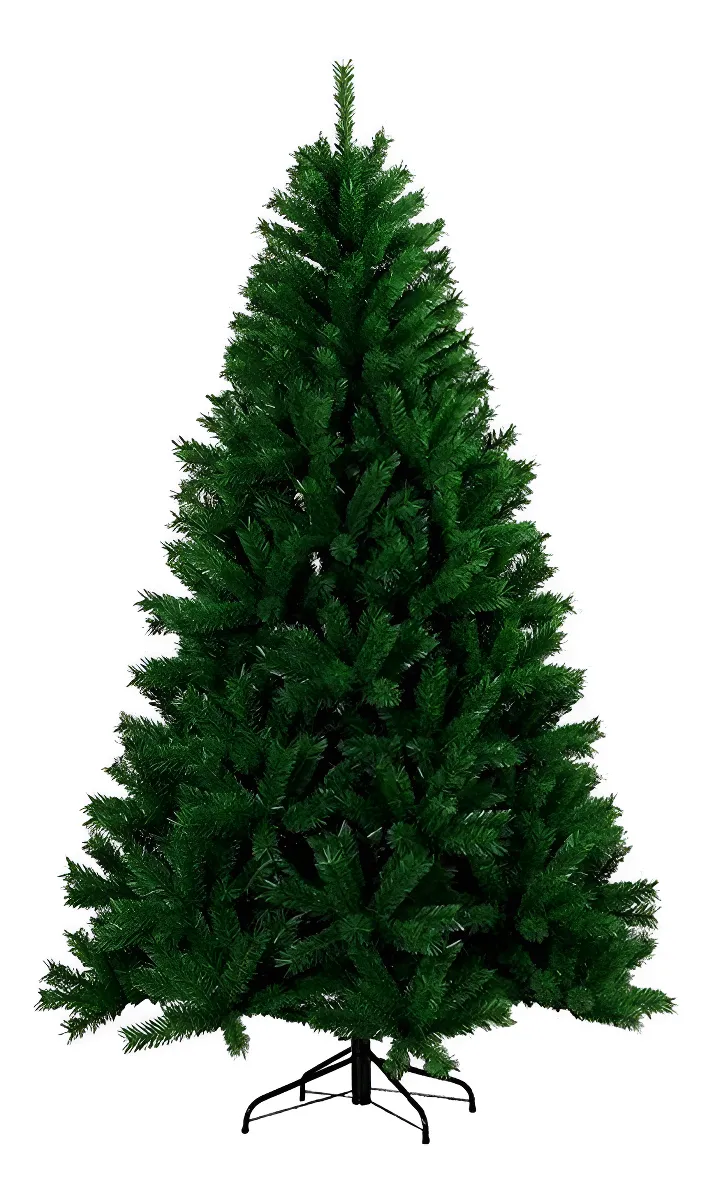Arvore De Natal Verde 180cm Ativa Galhos Cheios Pé De Ferro Cor Verde