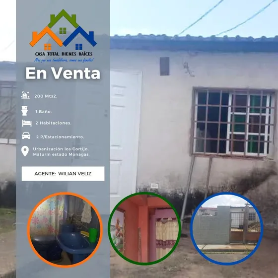 Se Vende Casa En El Sector Los Cortijos Maturin Monagas