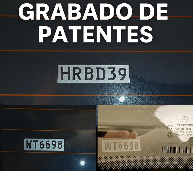 Grabado De Patentes Vehículo Completo A Domicilio