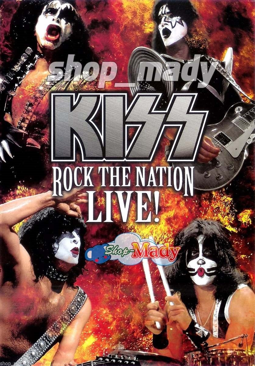 Kiss Rock The Nation Live Dvd Mercado Libre