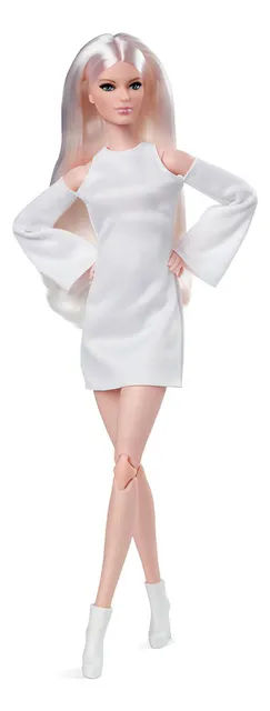 Barbie con pelo blanco hot sale