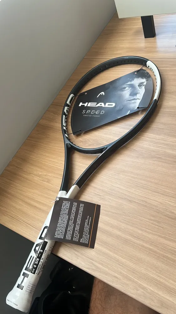 Raquete De Tênis Head Speed Tour Modelo 2026 Sinner Com Nota Preto
