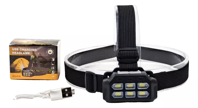 Linterna Frontal Luz Led Camping De Cabeza Maxwell