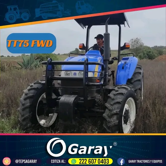 Tractor New Holland Tt75 Nuevo