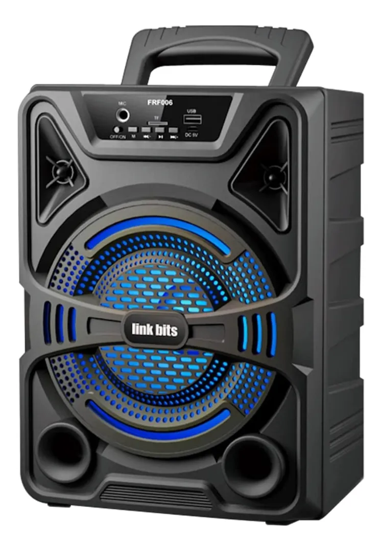 Imagen 1 de 6 de Bocina Bluetooth 8 Pulgadas Link Bits Va880t Usb Sd Fm Tws