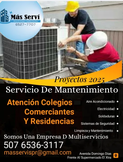 Atención Colegios, Universidades Mantenimiento Generales 