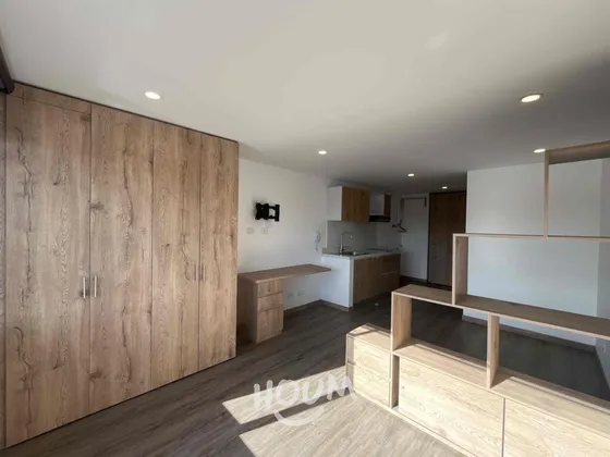 Apartamento En Nuevo Campin. 1 Habitación, 23 M², Id: 132417