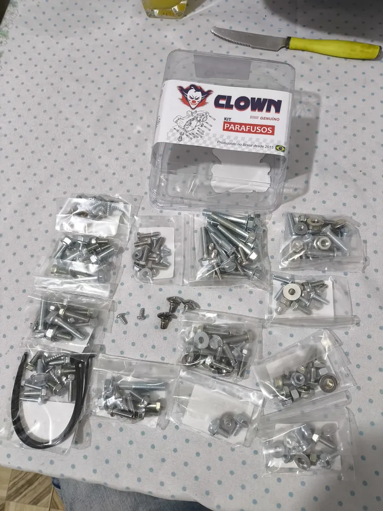 Clown Kit Parafusos Completo Chassi Honda Xr250 Tornado B1s