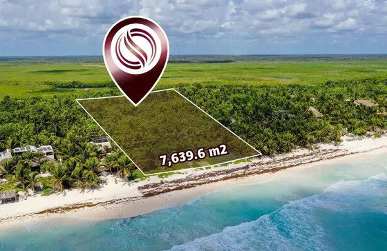 Terreno Frente A La Playa, Para Desarrollador, En Venta Tulum.