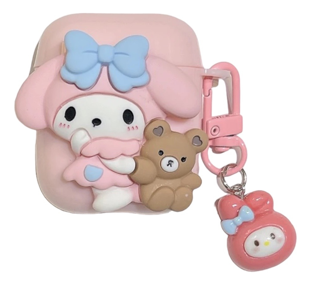 Funda Airpods 2 generación Amigos Hello Kitty Cinnamoroll Kuromi Melody -  Glow Fashion