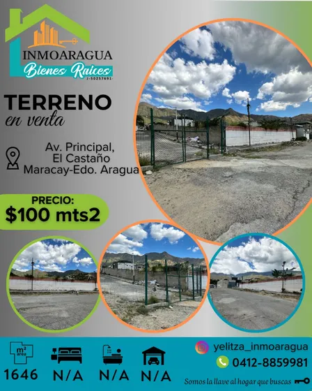 Amplio Terreno En Venta O Alquiler/ Av. Principal El Castaño/ Yp1390