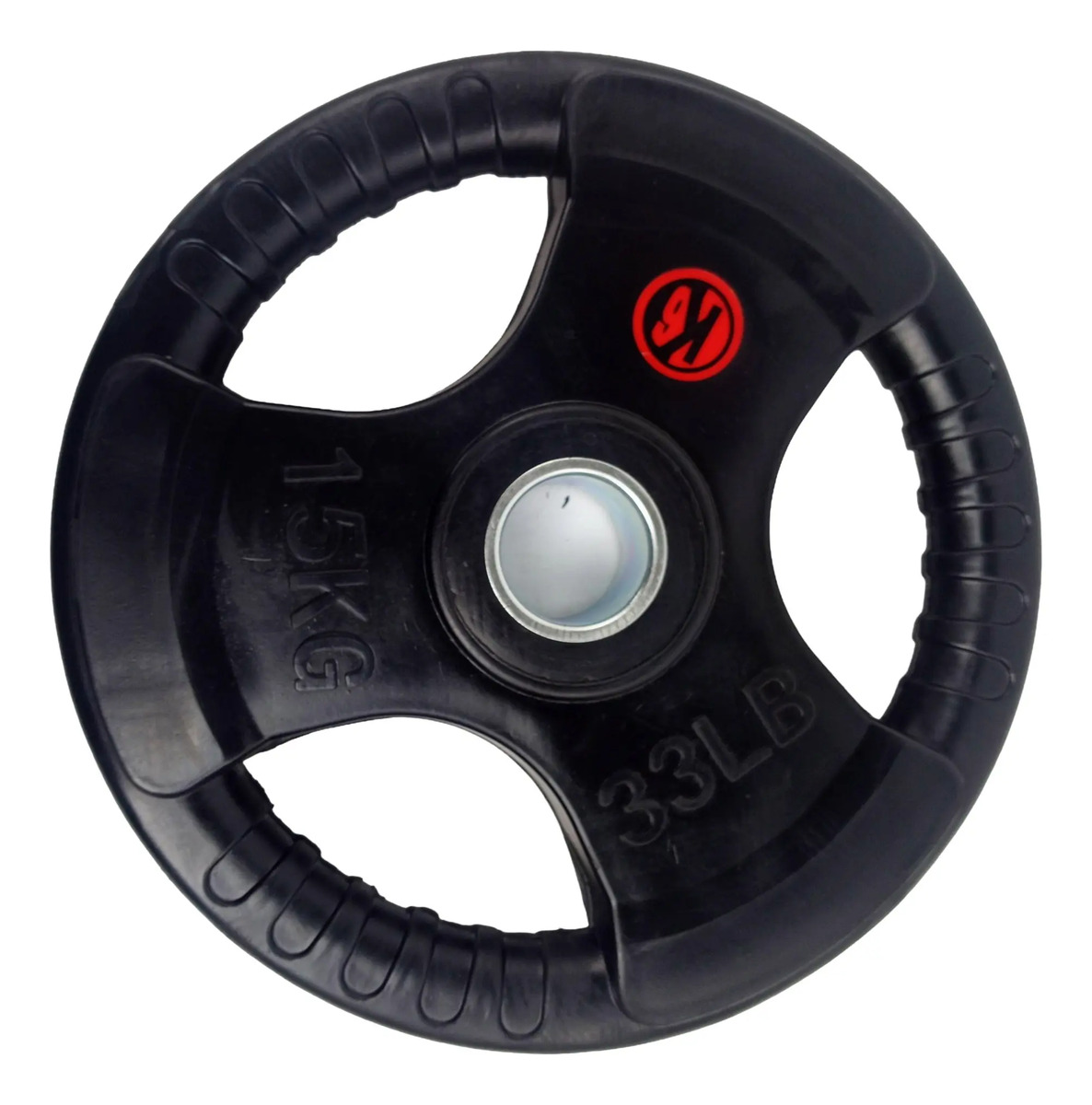 Disco 2'' K6 Multiagarre Encauchetada 15 kg  K6 FITNESS CAJA x 1